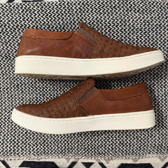 Sofft Somers III Snake Print Brown Slip-on Sneakers - Picture 6 of 10